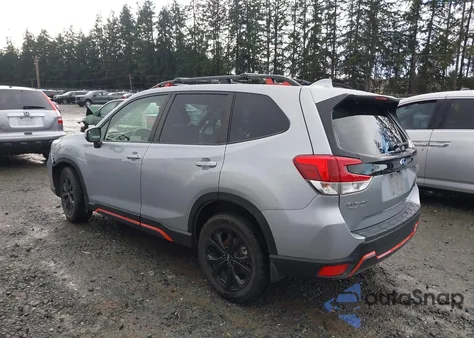 2021 Subaru Forester Sport from USA, damaged, VIN JF2SKARC3MH562487